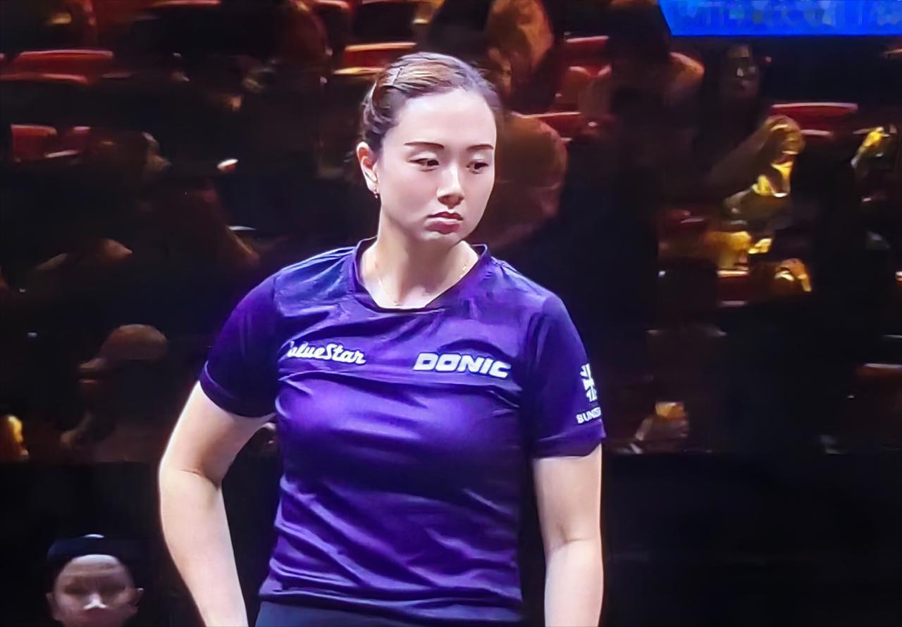 说她是本届WTT中国大满贯最美的女选手，大家应该没意见吧昨晚大满贯女双1/8决