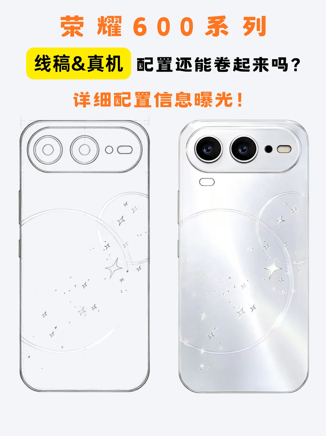 荣耀600系列配置曝光，谁能拒绝幸运星配色