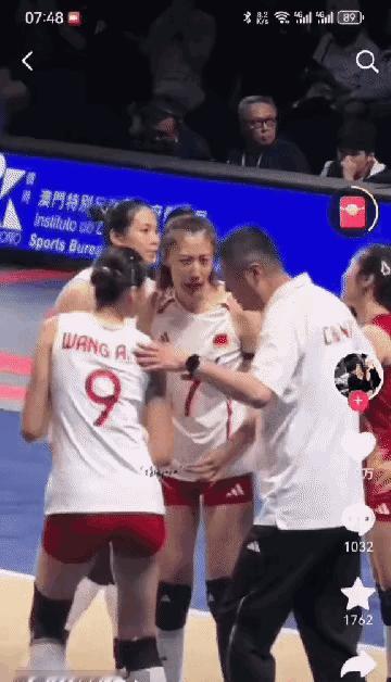 赛场花絮2026年世联赛总决赛半决赛，中国女排和土耳其女排的比赛中，中国女排在落