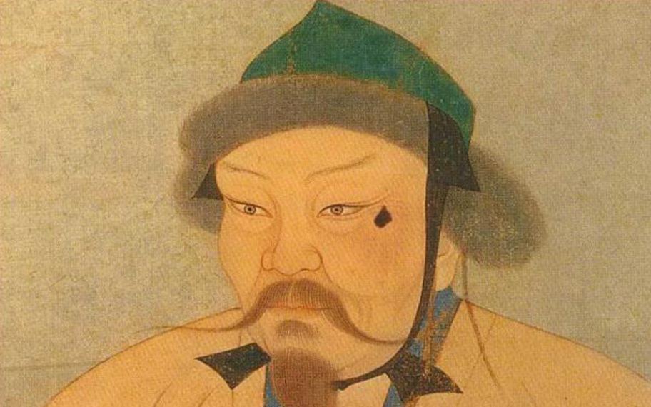 他是成吉思汗第三子，玷污4000多名女子，最终劳累猝死于宴席上。成吉思汗的第三个