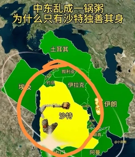 不得不佩服沙特的生存智慧，早早就给家里置办了几十枚东风快递，几十年来安全无虞，想