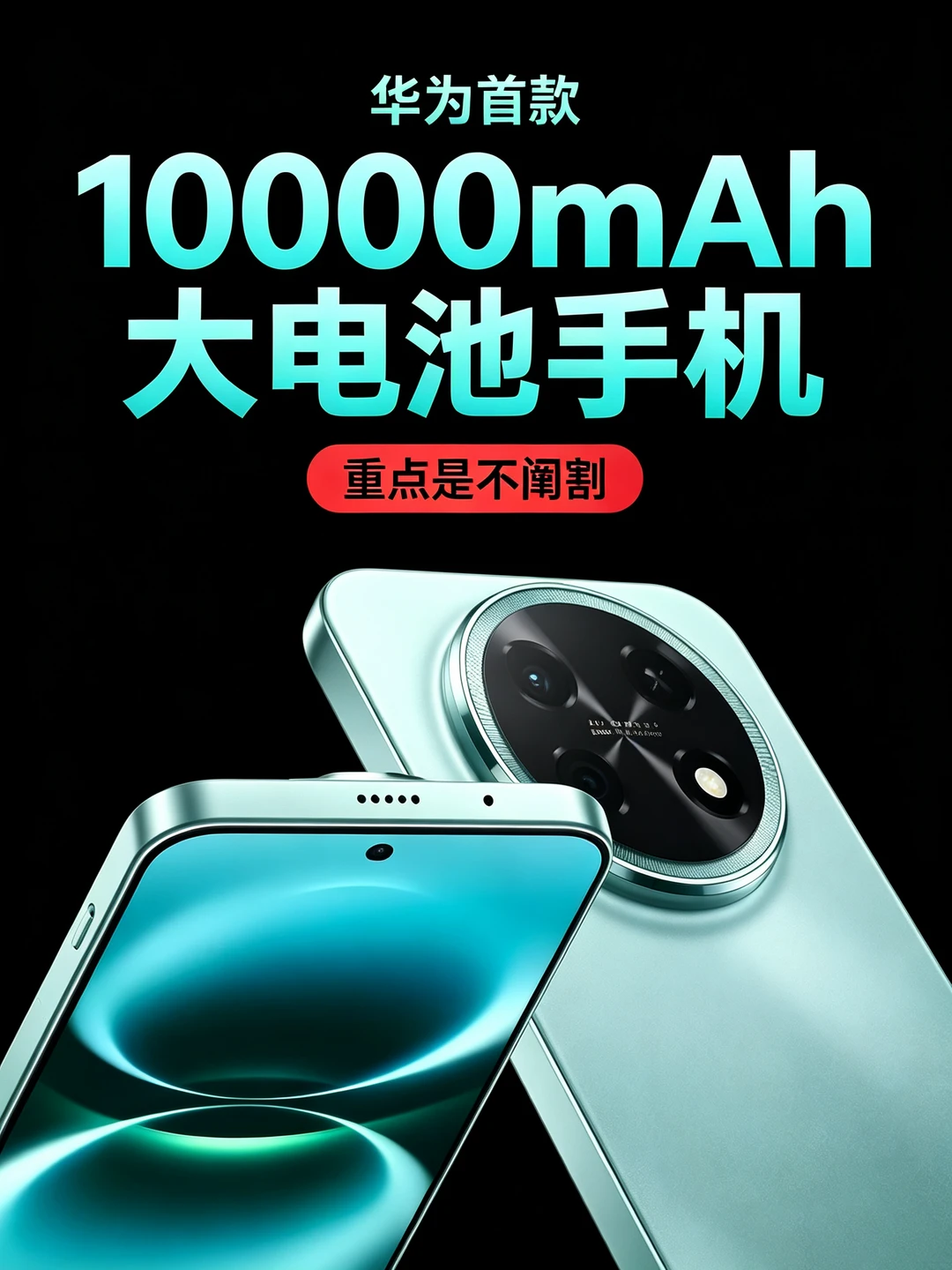 华为拉满！性能8020 续航10000mah