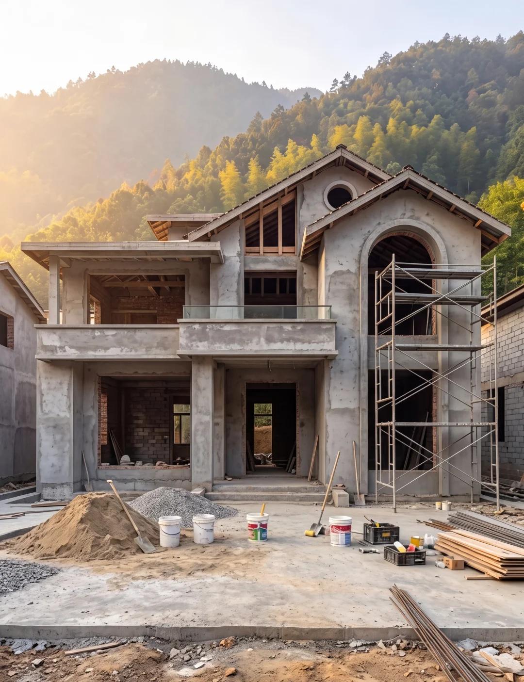 建房进度｜是慢慢期待的过程啊大赏奶奶家的自建房就决定回村建房了乡村小别墅