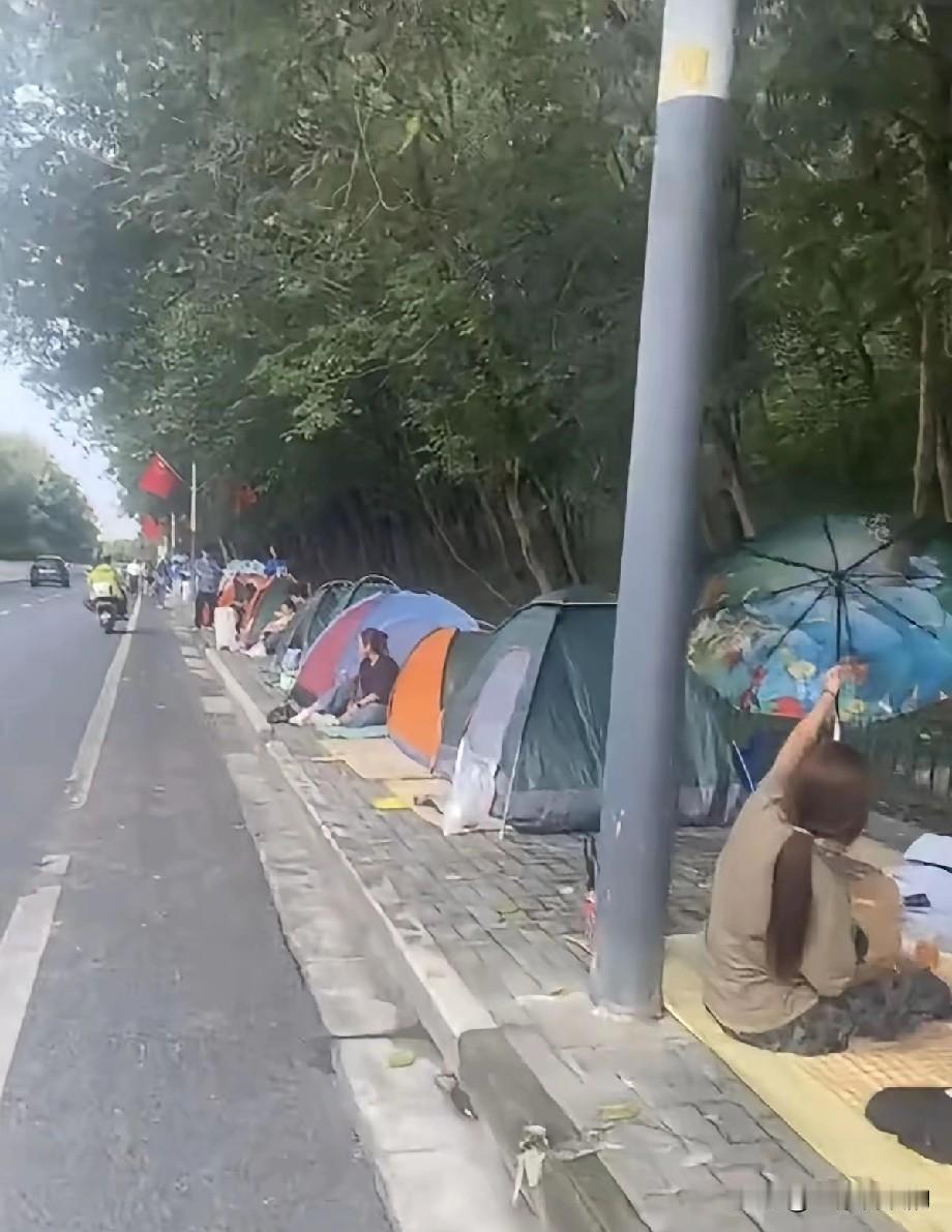 国庆旅游住帐篷的年轻人，活得比我通透多了！这几天经常刷到国庆长假年轻人在景区广场