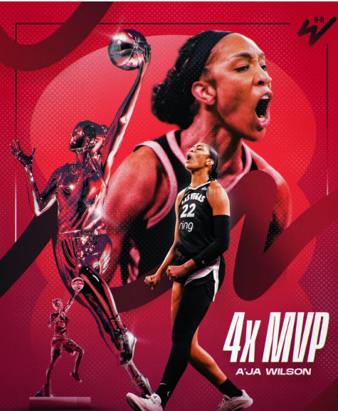 地球上最强的女篮球员，阿贾-威尔逊第四次拿到MVP！据NBA媒体报道，WNB
