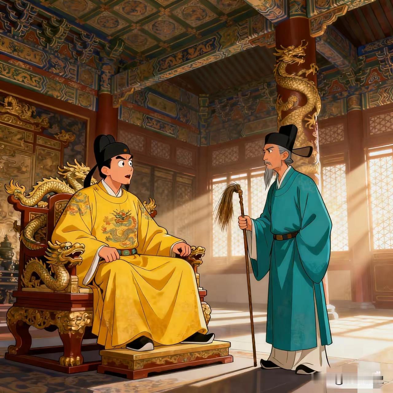 贞观十七年，李世民在太极殿跟李淳风唠嗑，半开玩笑问：“爱卿算天算地，见过真神仙吗