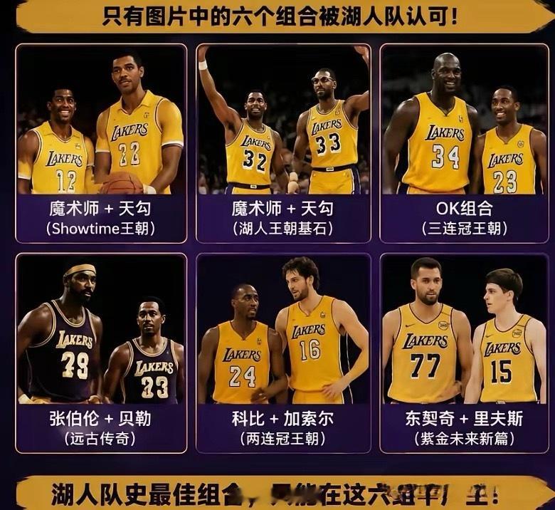 湖人官方近日发布微博，回顾球队辉煌的夺冠历史。文中不仅提及“魔术师”约翰逊与贾巴