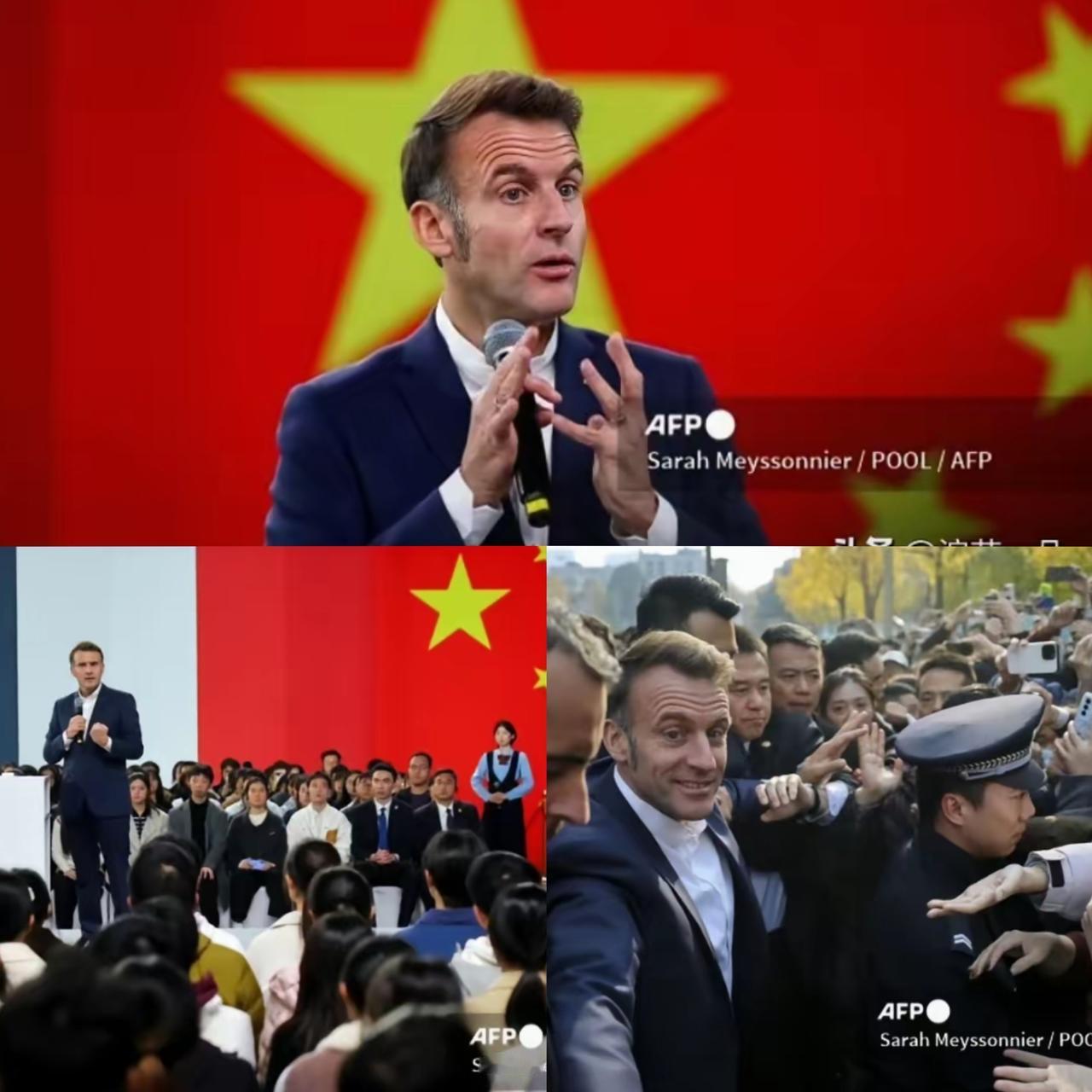 火出圈？火到国外去了…[捂脸哭]你看看人家法新社拍的照片，那就是看上去，绝对是