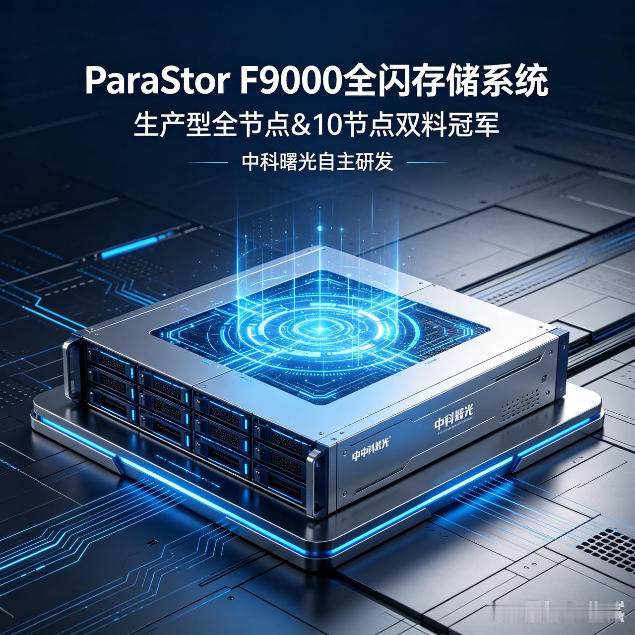 🔥国产存储，世界第一！中科曙光ParaStorF9000包揽IO500双榜冠