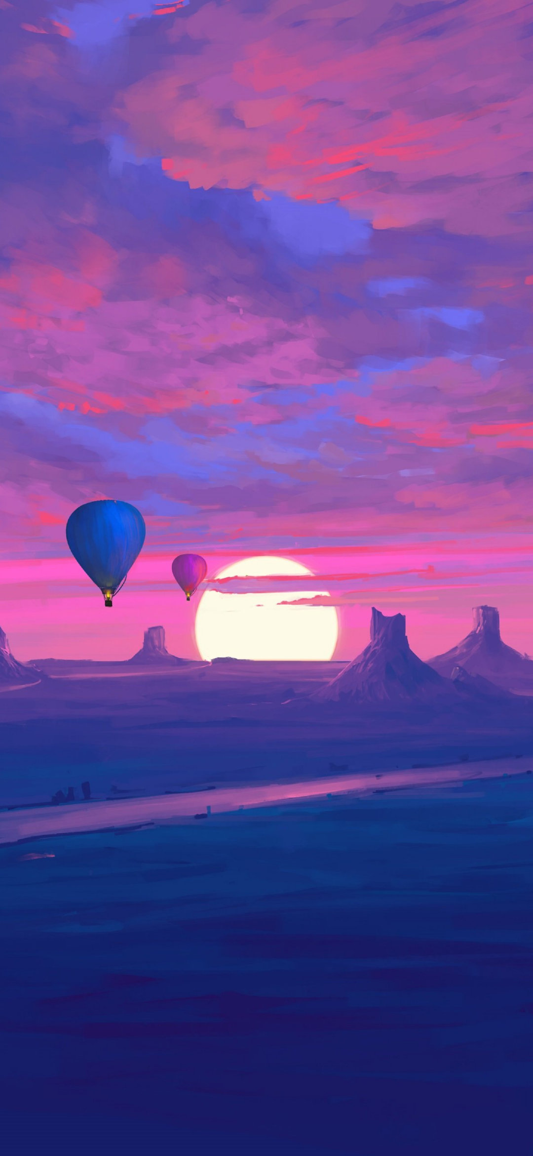 这组插画挺适合当壁纸的～图3景深效果