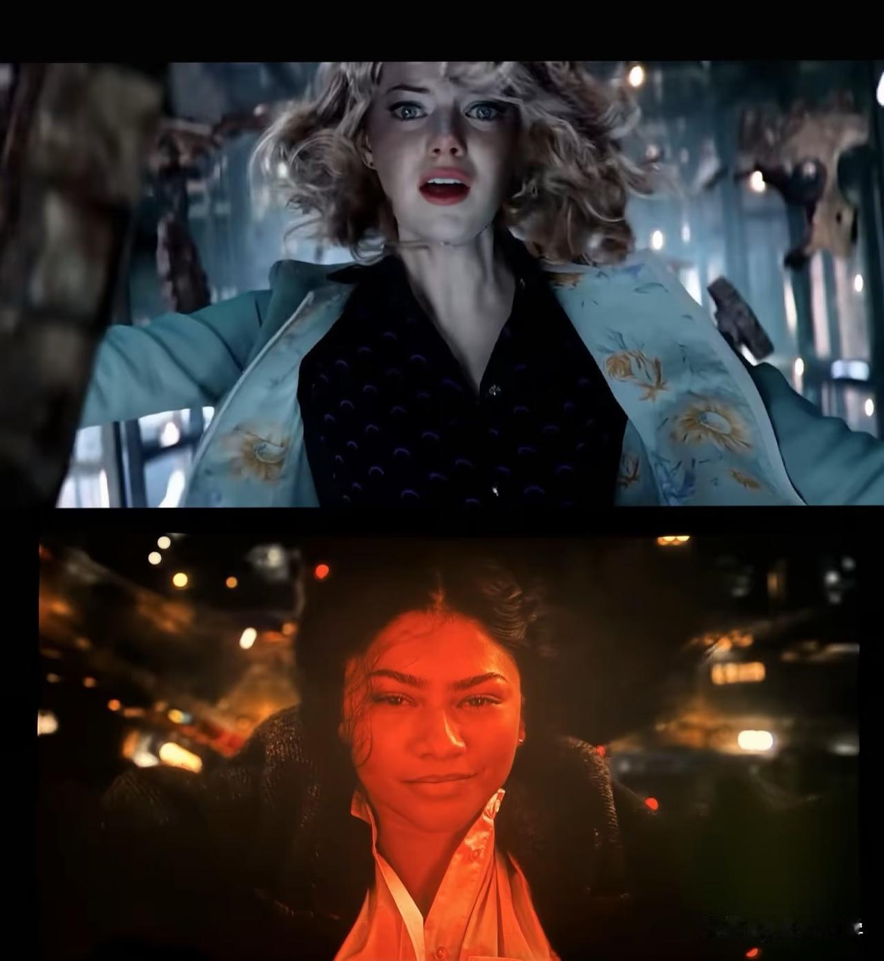 女人就怕对比，一比就分出了胜负！电影《蜘蛛侠4·崭新之日》里面，赞达亚既是蜘蛛