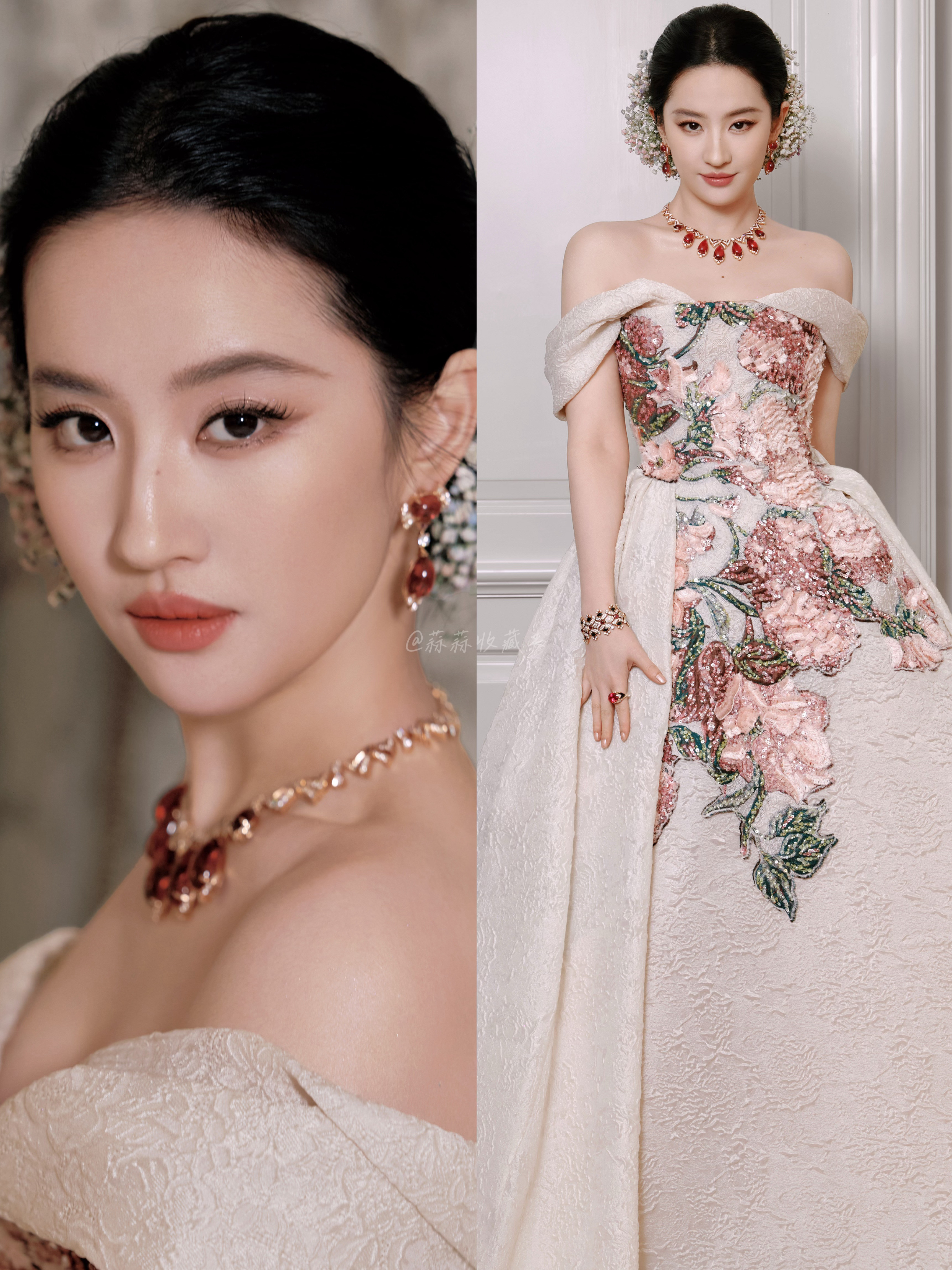 刘亦菲今日VOGUE红毯造型真神……图2这个神韵不是白秀珠吗🥹​​​