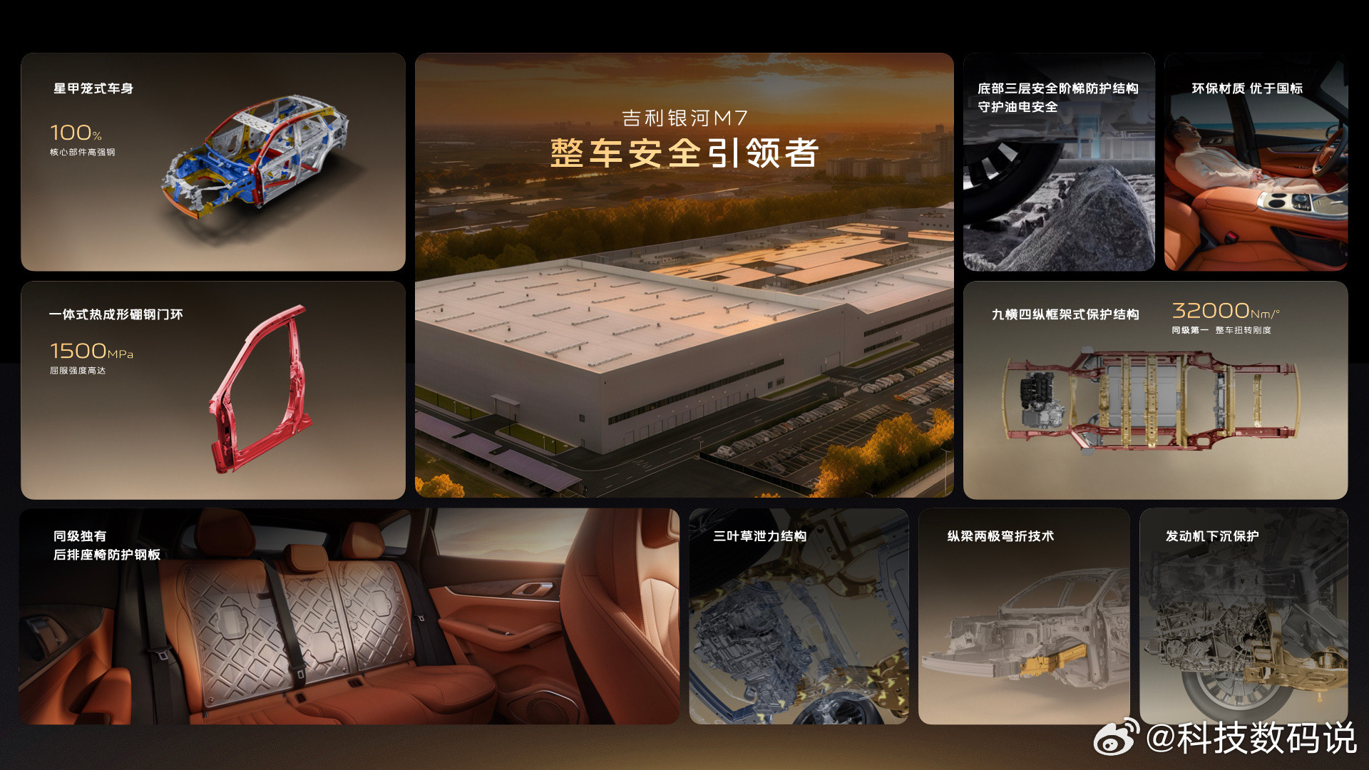 今天吉利银河M7技术发布会上的东西有点多，吉利银河迈入长续航时代，首发搭载神盾金