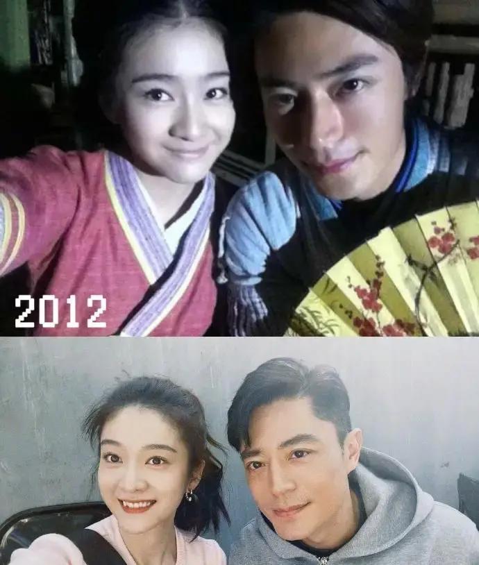 霍建华片场逗笑全组玫瑰故事片场，霍建华把张雪迎逗到笑场八次。高冷滤镜碎一地