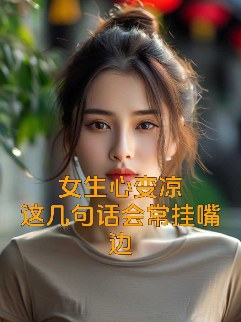 女生心变凉，这几句话会常挂嘴边