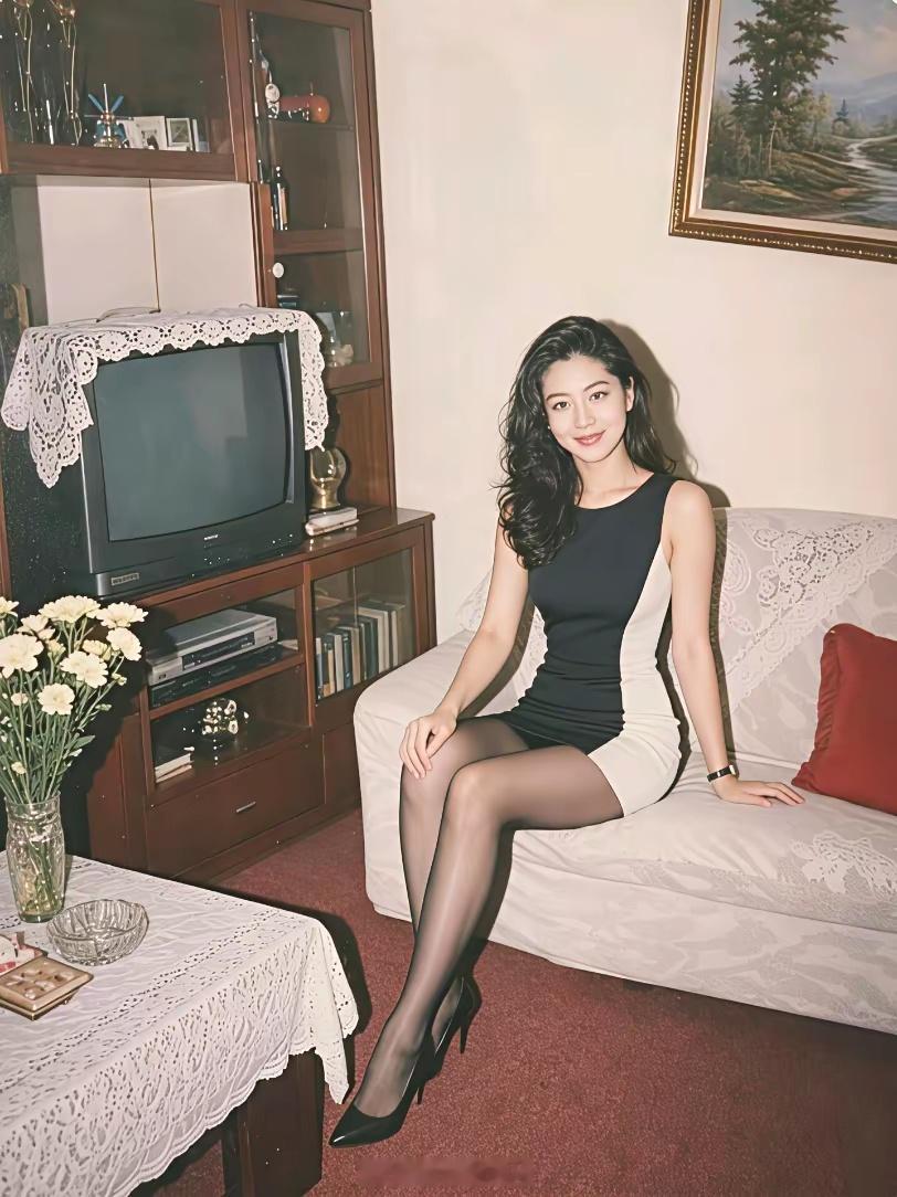 20年前深圳女白领，气质满满似港星。
