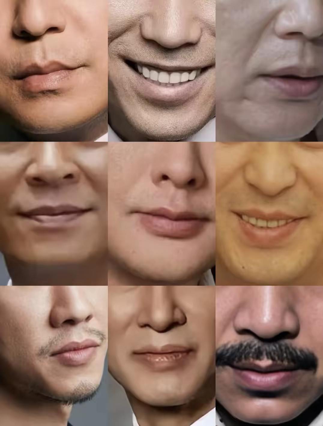 你一眼能认出几位来？这是影视圈中的几位有实力的男演员，只让你看到每个的人脸部的一