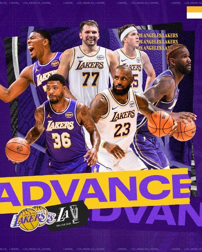 湖人小组赛3胜0负，锁定第一，晋级下一轮！小组赛共4场比赛，即便最后一场湖人