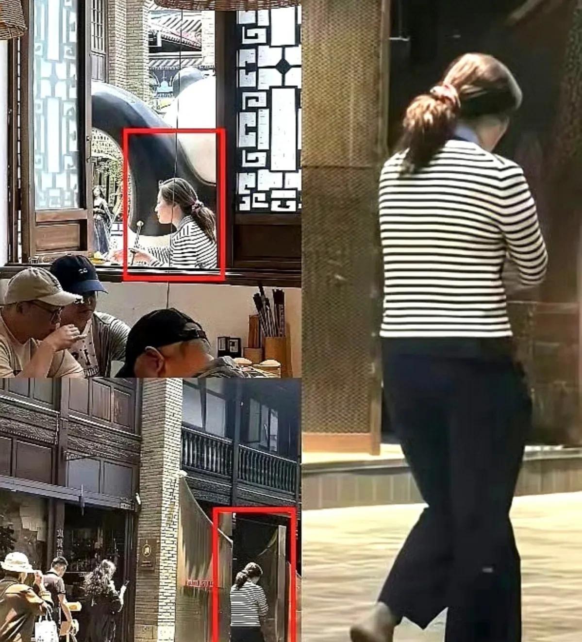 偶遇宗馥莉一个人走在街上，她好孤独委屈！偶然看见宗家大小姐一个人在杭州街头独自行