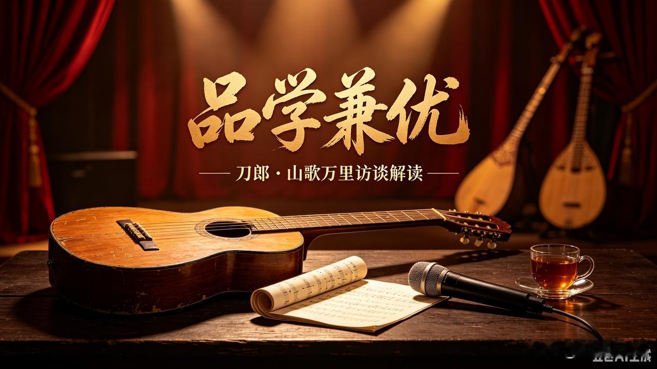 刀郎《山歌万里》访谈：一句品学兼优，究竟打了谁的脸？在《山歌万里》徐子尧这