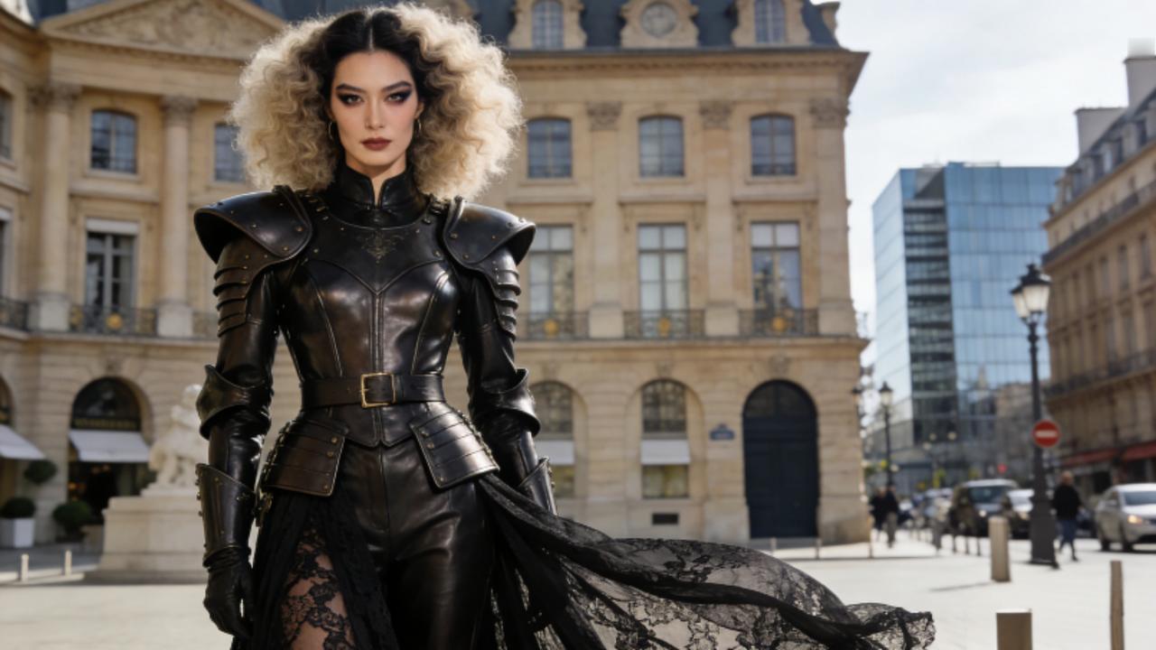 炸场复出！何穗产后40天登开年封，女骑士风适配2025秋冬顶流趋势2025