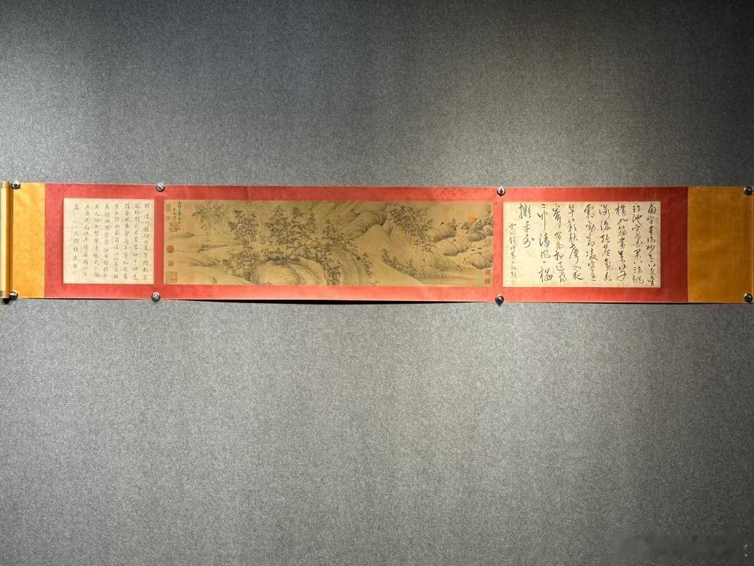 苏东坡的山水情怀（中尚文化馆藏绢本宋画欣赏）他是宋词最高成就的代表，是宋代最杰出