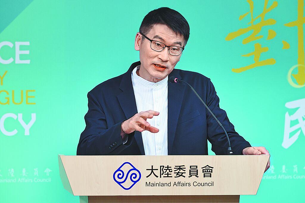 台湾陆委会副主委梁文杰15日表示，「中G对沈伯洋实在是很放不下」，蔡康永只是杀鸡