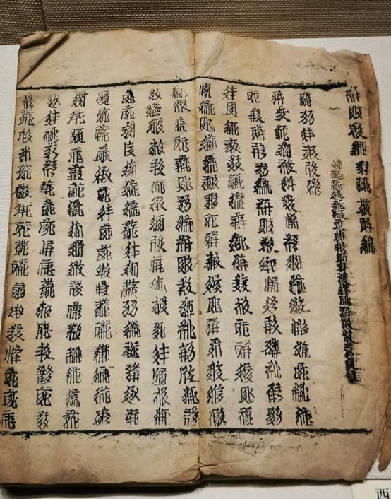 1987年，甘肃武威一位村民上山采药途中，因突遇降雨躲入一处山洞，意外发现一卷疑