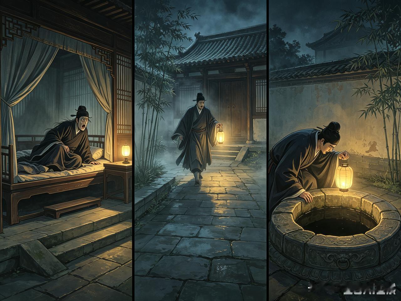 唐元和年间，崔御史在洛阳租了一间独院，三进三出，青砖黛瓦，一切都挺完美，但是，搬