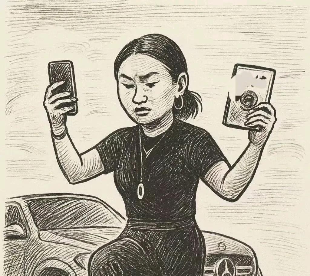 关于侯某某是否存在炫富行为，经核查，侯某某驾驶的奔驰车系其2025年1月购买的二