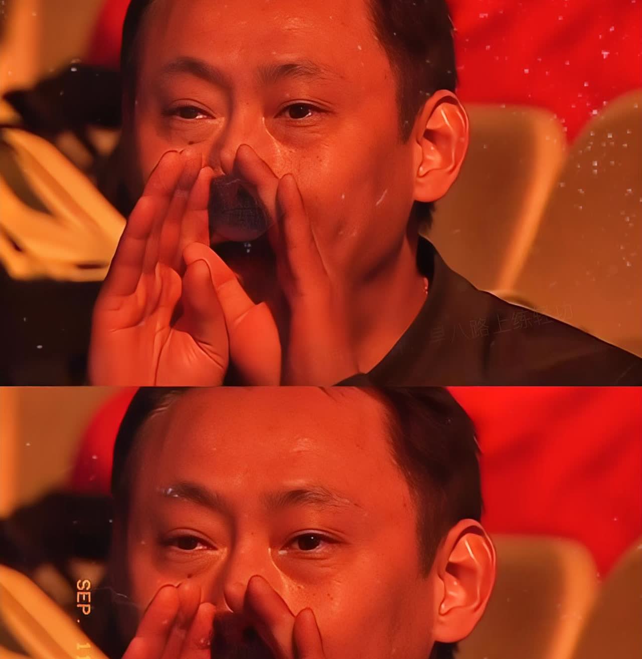 张本智和对战薛飞这场，现场观众整齐划一喊的是“中国队加油”，这阵仗，张本