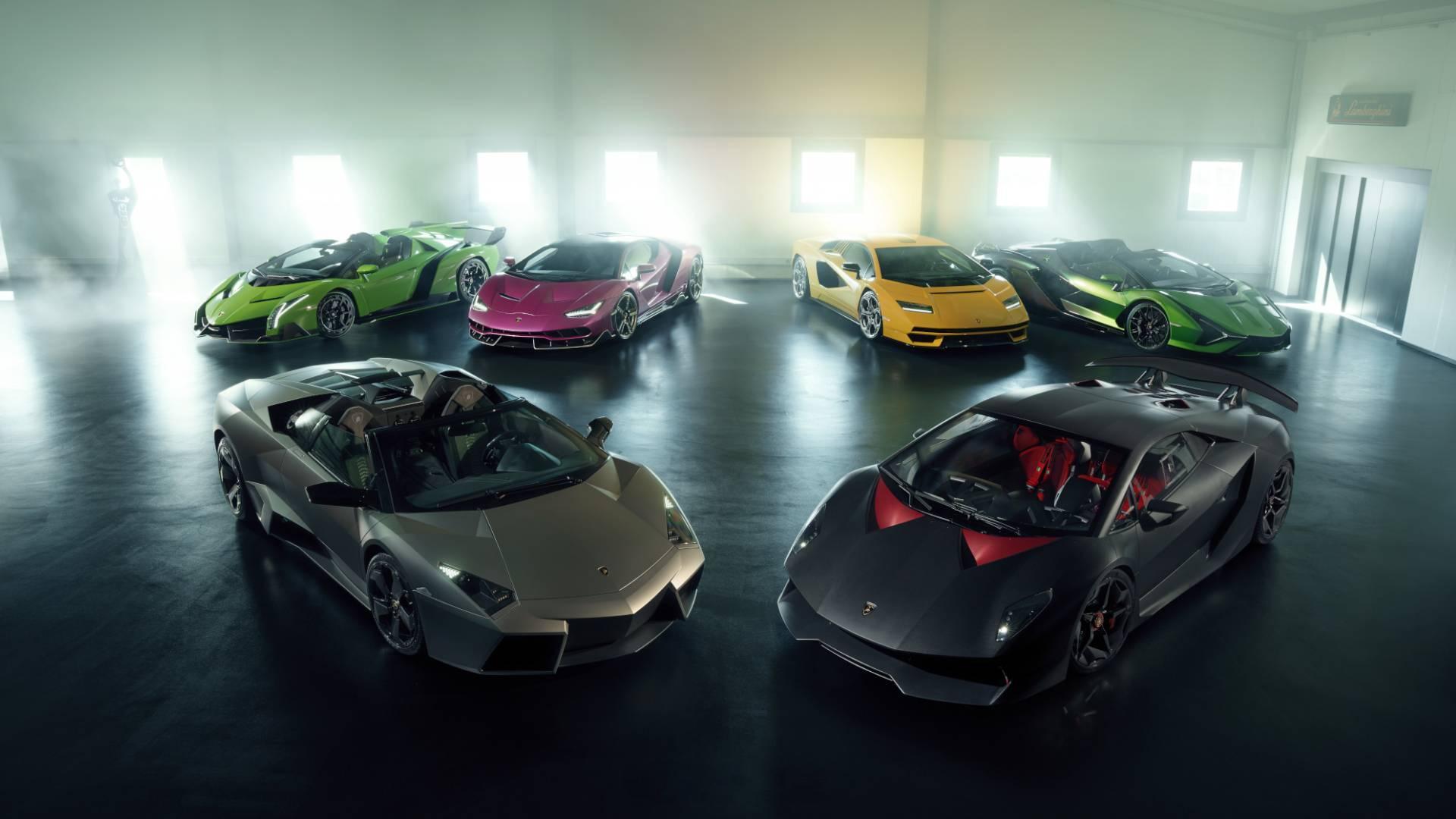 瑞士收藏家AlbertSpiess的兰博基尼全家桶，这阵容太顶级了！兰博基尼