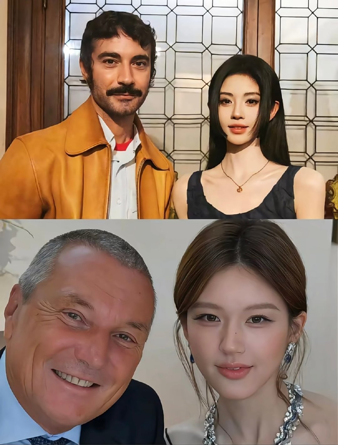 鞠婧祎赵露思和总裁合照，谁赢？