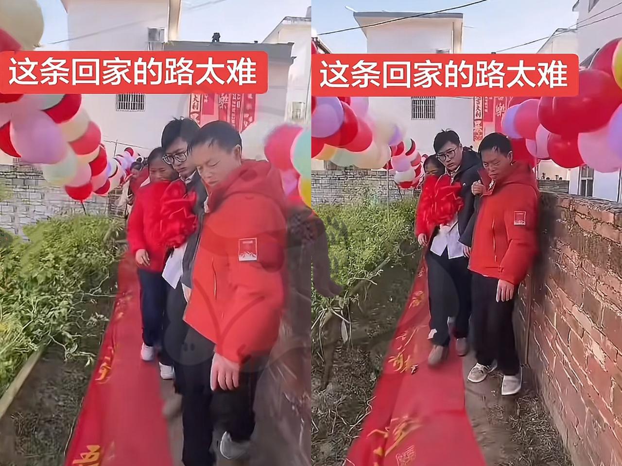 梁志辉回家，一条窄窄的羊肠小道引起了大家的注意。原来，这小道啊，可就是邻居欺负他