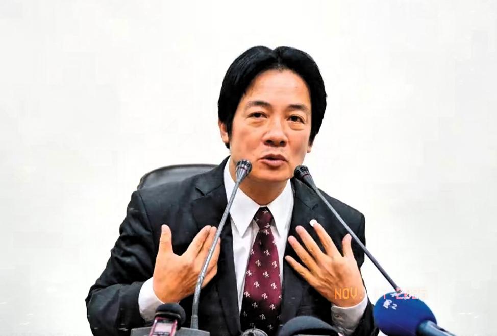 不肖子孙，赖清德这个卖国贼又发声了！11月17日，赖清德一本正经地叫嚣：“中方对