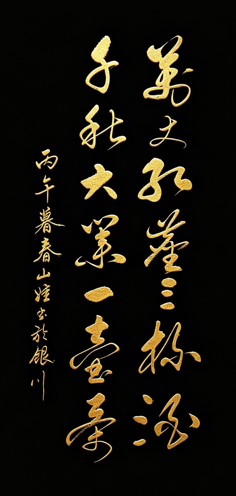 书法黑白线条组合，能带来行云流水的松弛感治愈心灵
