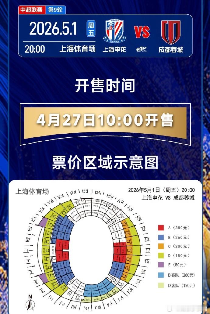 五一成都蓉城客场挑战上海申花，这才是真正的巅峰对决、天王山之战。今年我蓉就像一台
