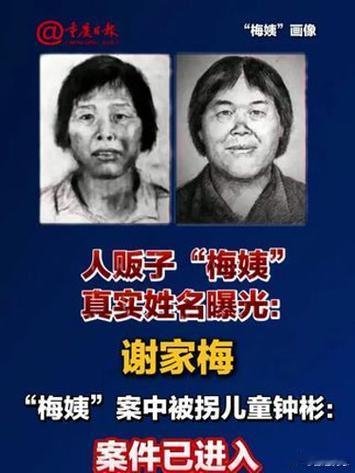 梅姨真实姓名首曝光“梅姨”这顶草帽戴了二十年，终于被检察院告知书掀了——真名谢家