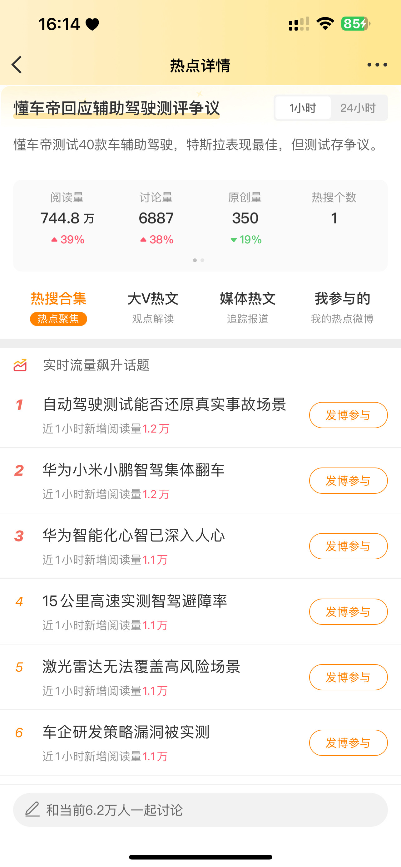 热点词条有意思，编辑记录更有意思～鸿蒙智行不予置评热点观点​​​
