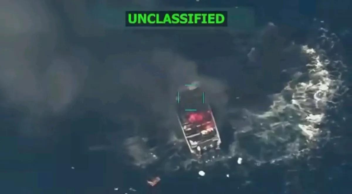 最新消息。美军摧毁三船，击毙八人。福克斯新闻报道，当地时间16日，美国战