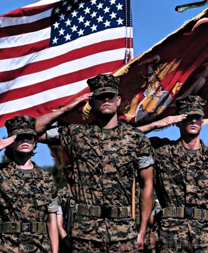 一名美国大兵怒火中烧地说：“我是美国军人，我知道现在的东方大国很强大，我们不可能