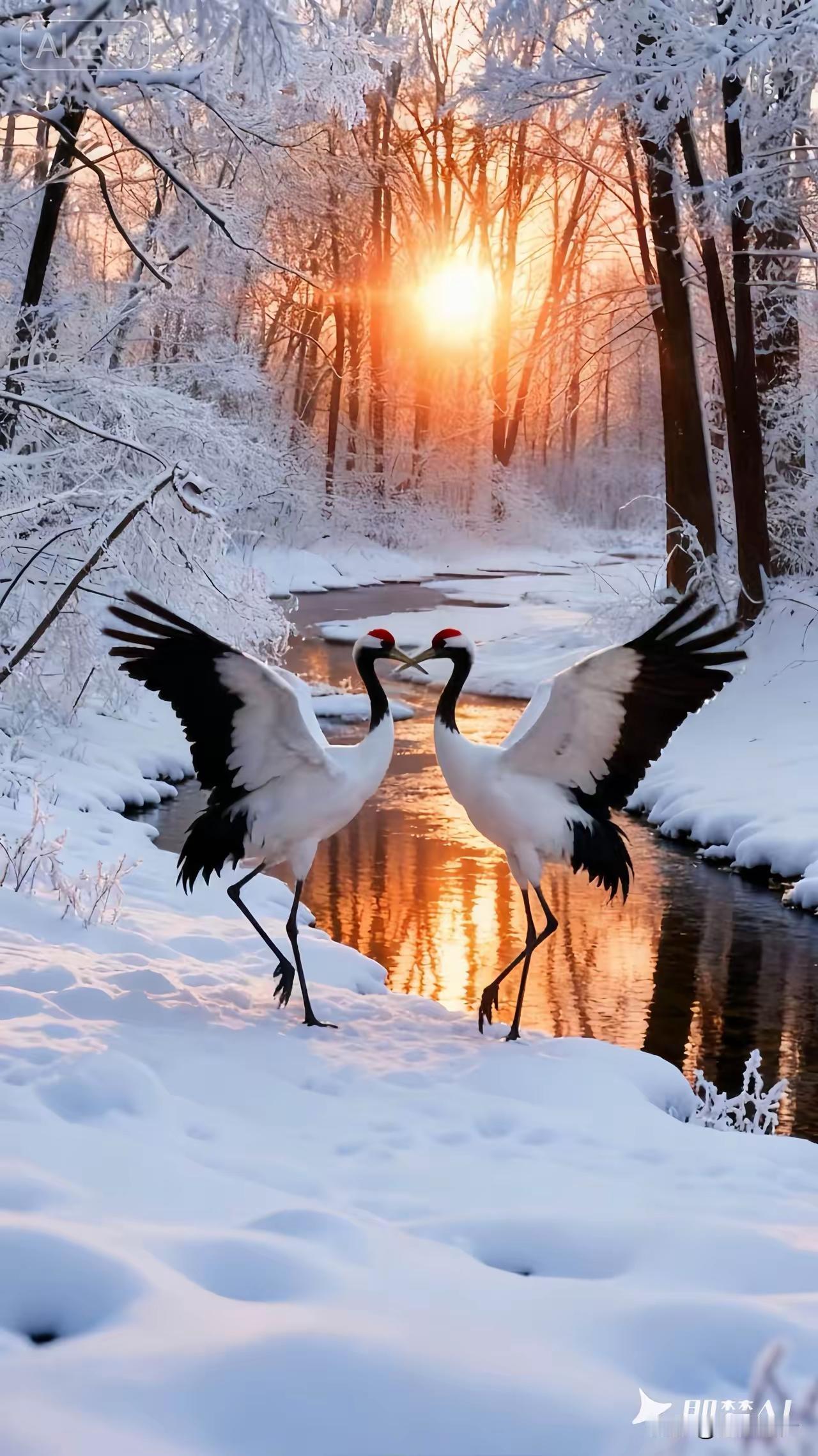 寒冬的问候1. 晨雾漫过窗棂，将昨夜的霜花酿成朦胧诗行，冬日的晨光正轻叩窗
