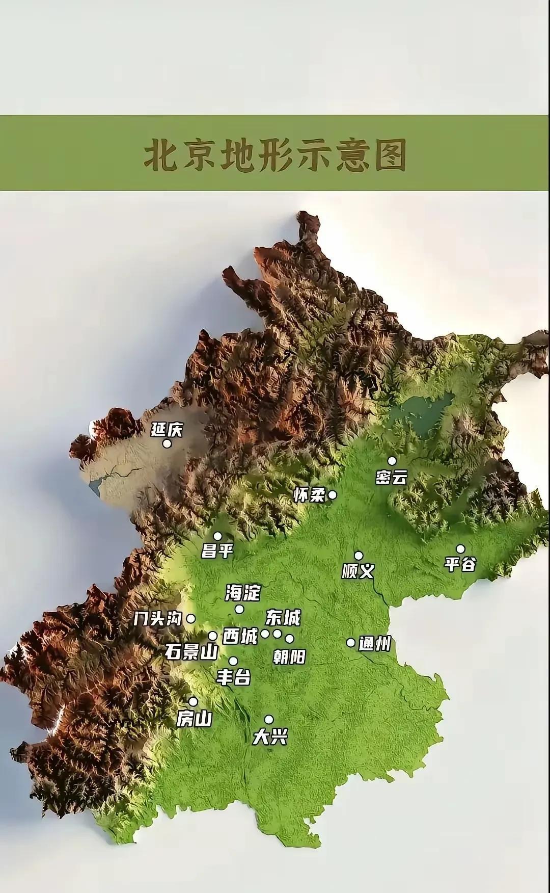 问，北京大兴有山吗？哪些区没有山，一点都没有