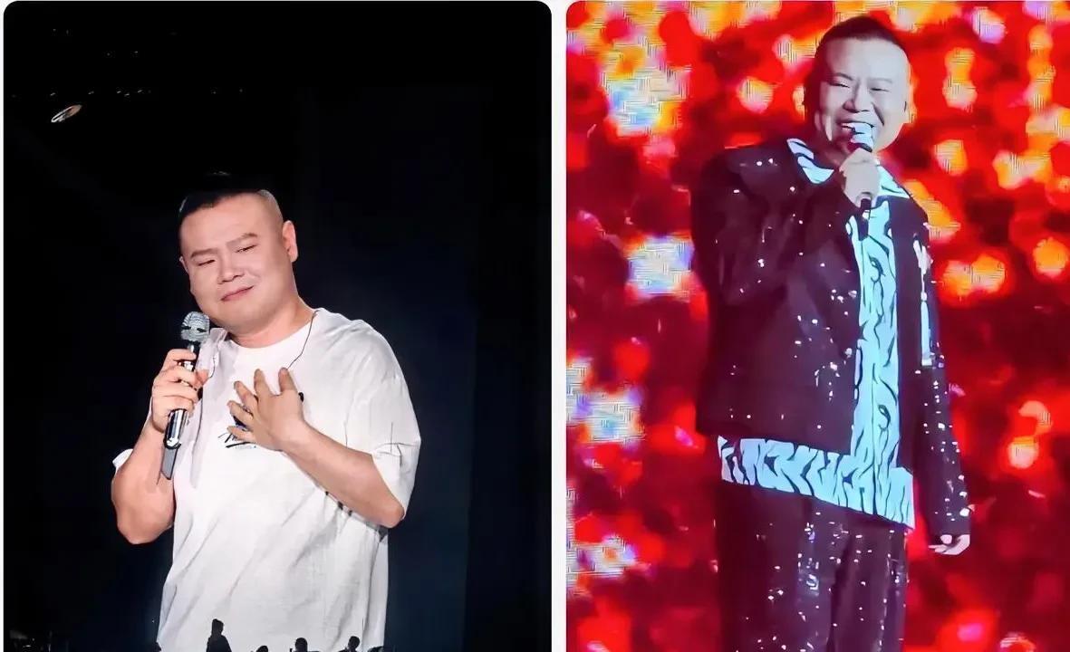 万万没想到岳云鹏的演唱会竟然会出现这样的情景现场的观众拿着荧光棒摇啊摇，仿
