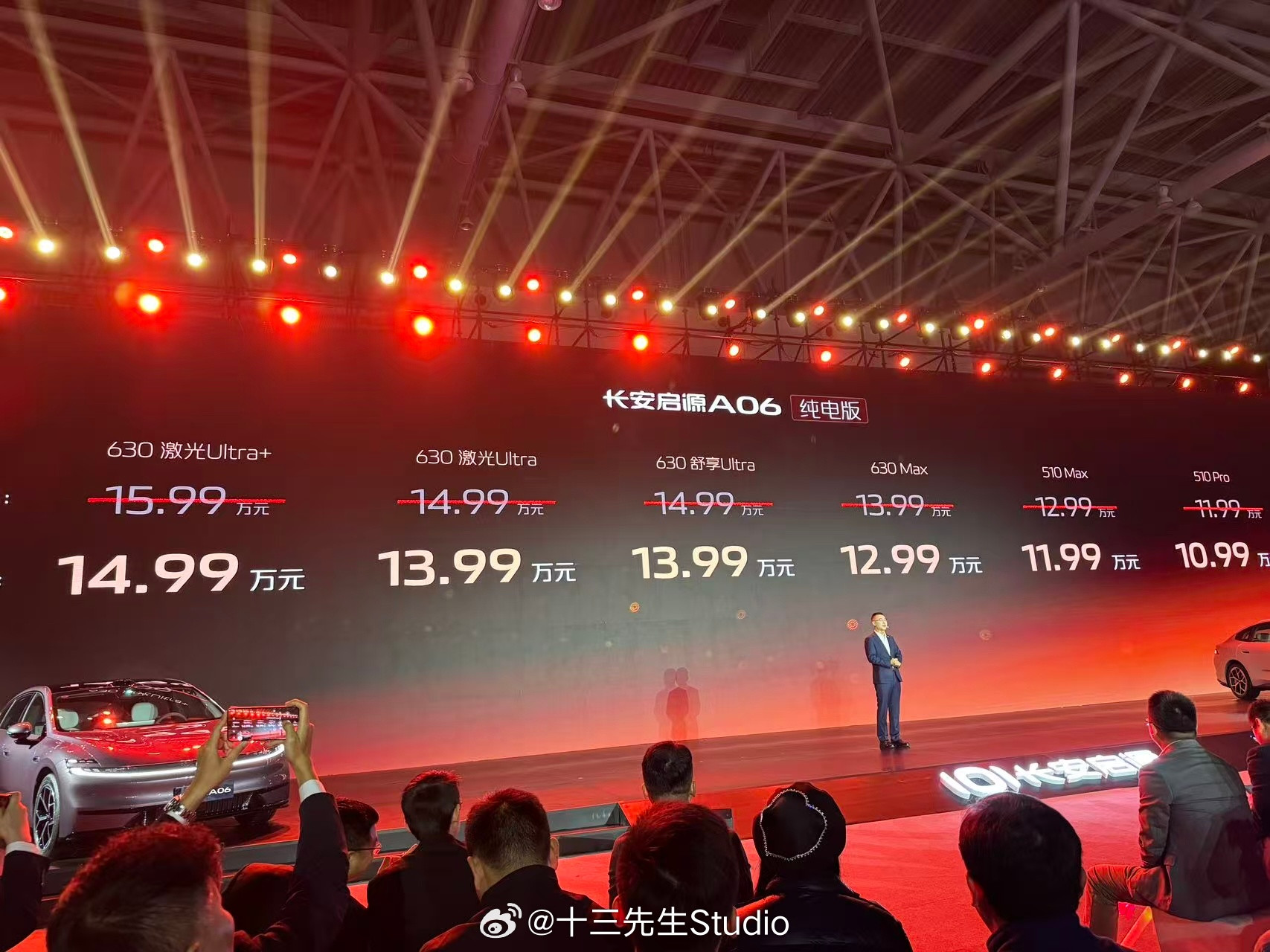 启源A06正式上市价格：10.99万-14.99万，典型的堆料车啊，能把双叉臂底