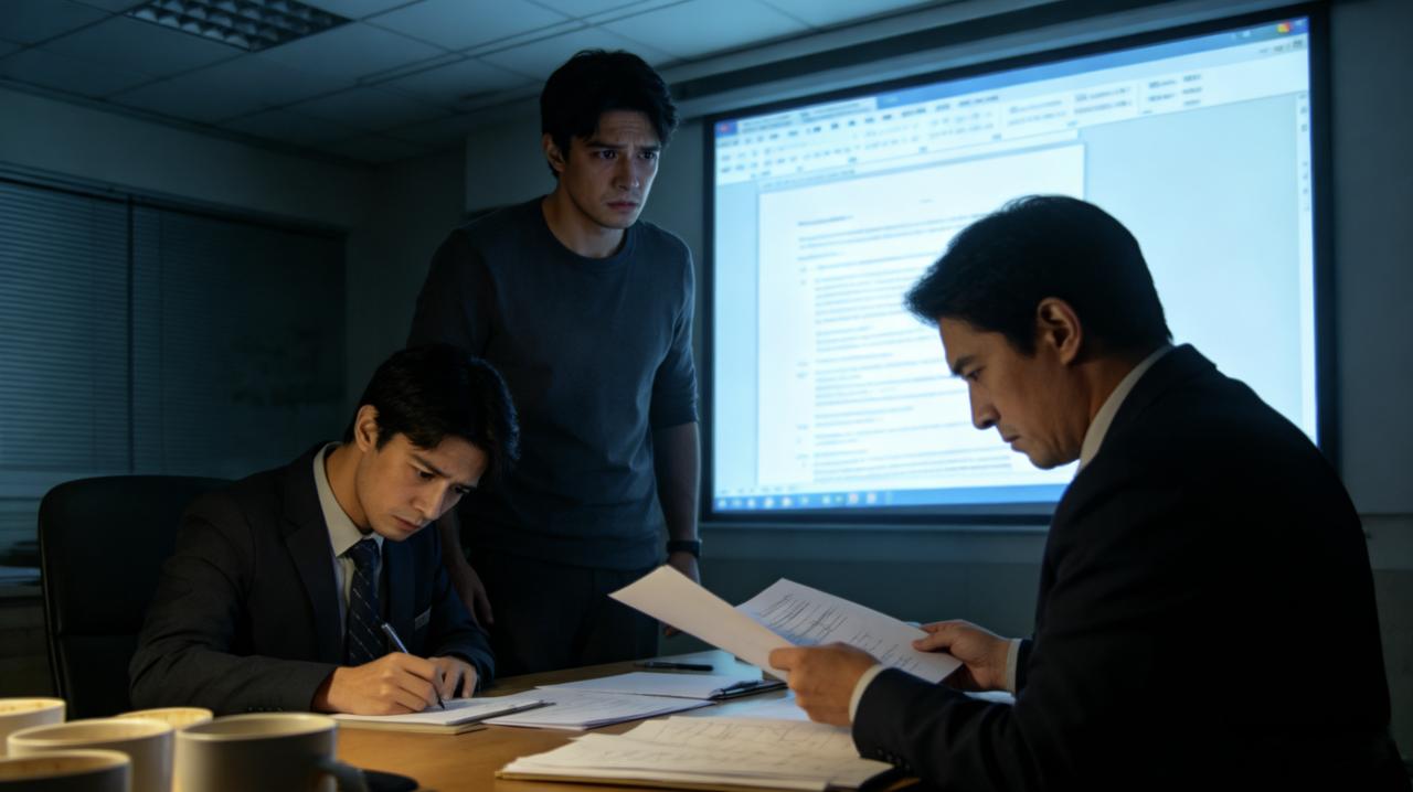 小李熬了三个通宵，写出一份自认为完美的方案。汇报会上，总监翻了翻：“颜色不好看