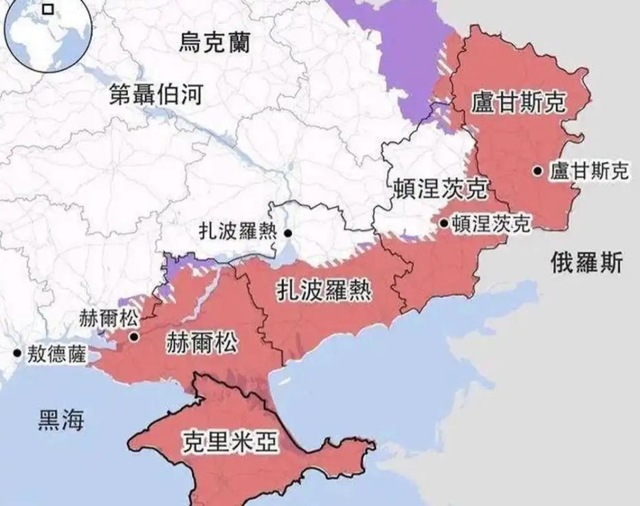 🌛乌克兰割不割地，其实对于俄罗斯来说，已经无所谓了。因为乌东四州归属已成定