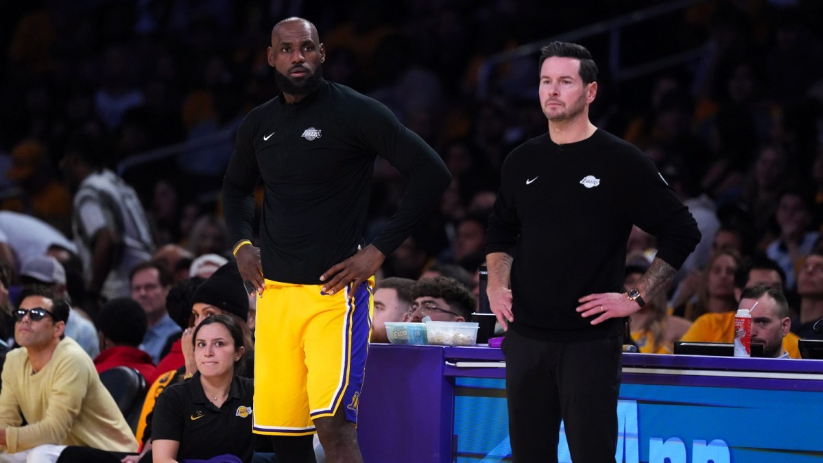 #NBA#詹皇离队之后，雷迪克终于满意当下湖人班底勒布朗·詹姆斯离开湖人加盟76人，湖人正式进入后詹