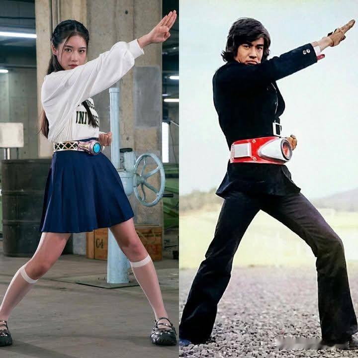 日本女艺人天翔天音继承父亲藤冈弘衣钵，饰演新一代蒙面超人！