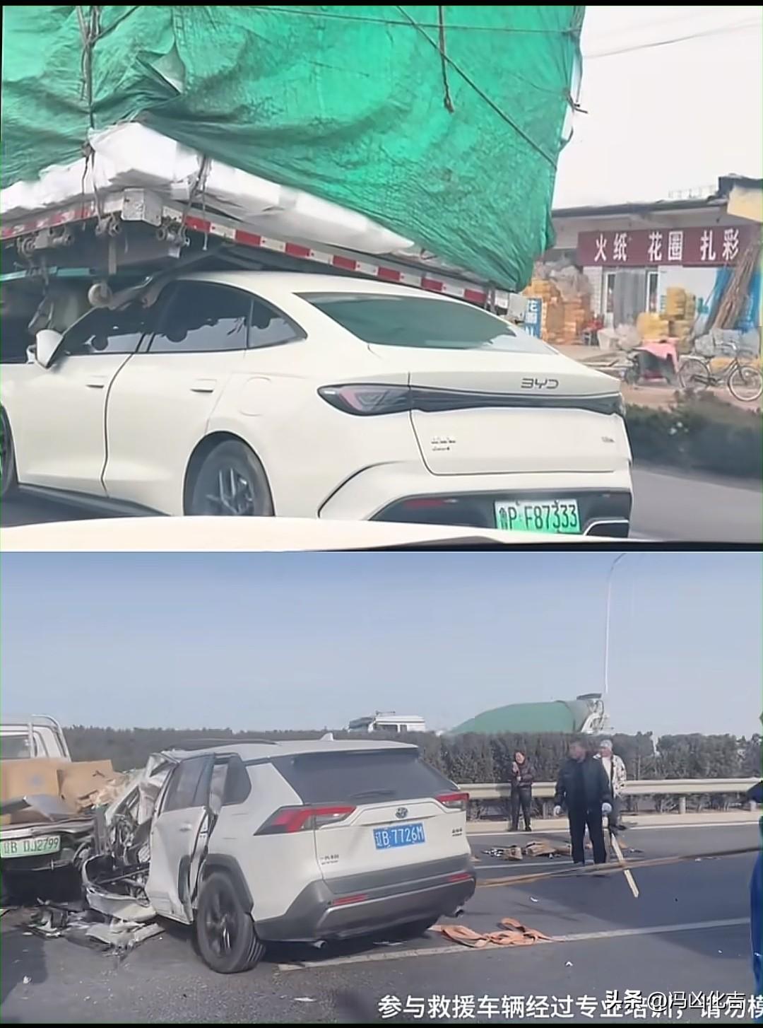 没有对比，就没有伤害。有的人说这不算是货车，双排单轮的，况且上面是泡沫。那你们看